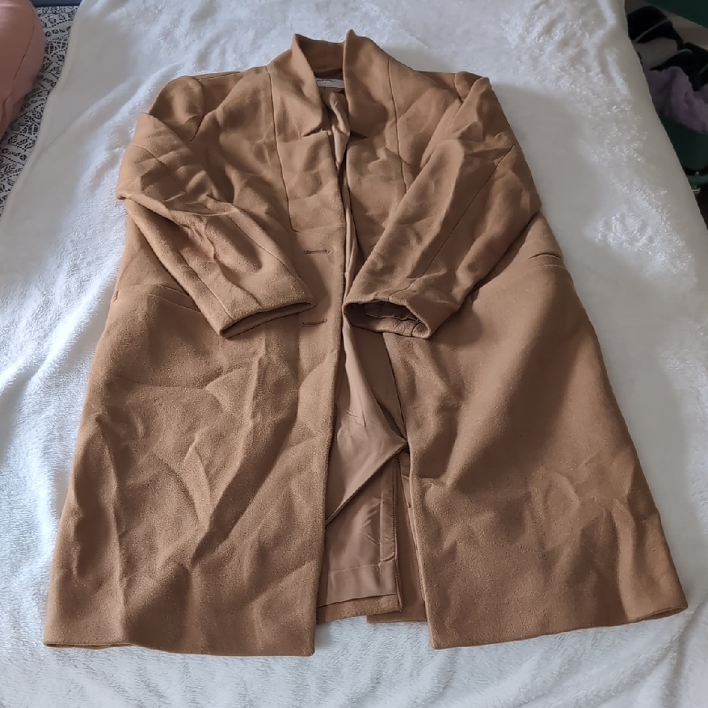 Old Navy Women's Camel Trench Coat